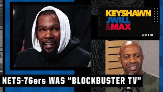 'BLOCKBUSTER TV' ❗📺 - JWill if FIRED UP about the Nets' big win vs. the 76ers 🏀 | KJM