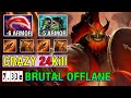 Crazy Offlane [Mars] Full Physical Damage Build Brutal Shield Smash Dmg 24Kills Dota2 7.33E