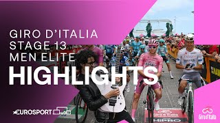 BETTER, FASTER, STRONGER! 💪 | Giro D'Italia Stage 13 Race Highlights | Eurosport