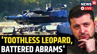 'Toothless' Leopards & 'Battered' Abrams - Russian TV Mocks NATO Tanks Promised To Ukraine | News18