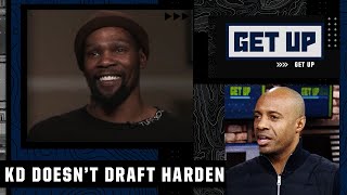 JWill reacts to KD not picking James Harden in the NBA All-Star Draft | Get Up