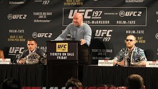 UFC 197: dos Anjos vs. McGregor Press Conference  (FULL)