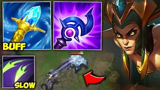 Cassiopeia but I'm impossible to touch with the new Rylai's Buff
