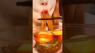 沉浸式吃酸辣粉 #asmr #spicyfood