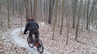 Lewis Morris NJ MTB Snow Storm + Drone Footage