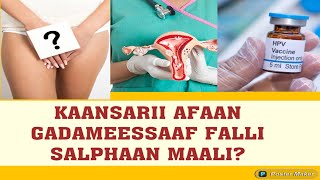 Kaansarii Fiixee Gadaameessaa| cervical cancer!Furmaata salphaa