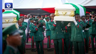 BURIAL CEREMONY OF 17 OFFICERS, SOLDIERS KILLED IN DELTA STATE | LIVE