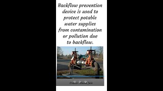 Backflow || Backflow prevention || water distribution || #shorts #youtubeshorts #viral #water