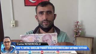 HATALI BASIM 200 TLYİ SATIŞA ÇIKARDI