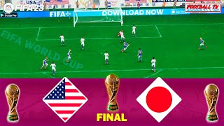 FIFA 23 - USA vs JAPAN - FIFA WORLD CUP FINAL QATAR 2022 | NEXT GEN GAMEPLAY PC 4K