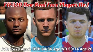 FIFA20 New Real Face Players No.1