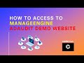 ManageEngine ADAudit Plus Demo Website