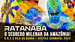 Desfile GRES Vila da Barra com participação de pesquisadores de Dakila | Carnaval Manaus 2023 - TVCH