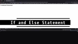 Javascript Tutorial for Beginners Simple Conditional Statements