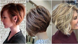 35+ Amazing Stacked Bob Haircut Ideas you Must Try in 2023 ||European Fashion Hairstyles||