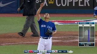 BOS@TOR: Osuna fans the sidel to record save