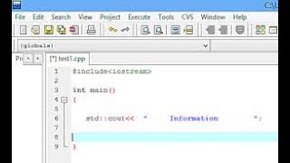 First C Program Using Dev C++