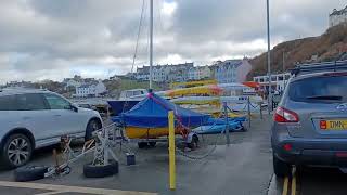 Isle of Man, Port Erin - New years swim - 1st of January 2025