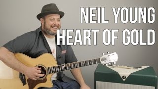 How to Play "Heart of Gold" on Guitar by Neil Young - Easy Acoustic Songs