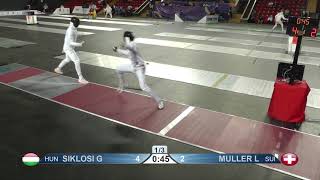 2022 104 T64 32 M E Individual Tbilisi GEO WC RED MULLER SUI vs SIKLOSI HUN