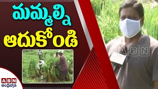 మమ్మల్ని ఆదుకోండి: Huge Crop Damage Due to Heavy Rain | Farmers Face To Face On Crop Loss | ABN