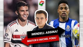 WENDELL É DO SÃO PAULO! Lateral tem pré-contrato; Nestor e Michel de saída | Mercado com Gabriel Sá