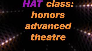 Honors Advanced Theatre