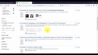 Business Source Complete demo video