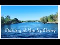 Fishing at the Spillway | Sacandaga