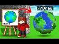 J'ai triché en BUILD BATTLE avec un //DRAW sur Minecraft !