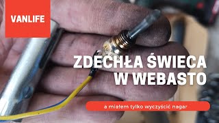 Wymiana świecy żarowej w chińskim webasto (a miało być tylko czyszczenie nagaru)