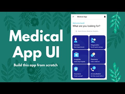 Medical App User Interface – Build Apps from Scratch – [Android Tutorial #98]