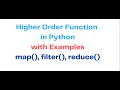 Mastering Higher Order Functions in Python | Map, Filter, and Reduce with Real Examples