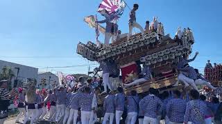 令和6年 錦織神社秋祭り 錦織だんじり 初富パレード