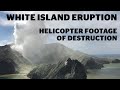 White Island eruption - Helicopter footage of destruction | nzherald.co.nz