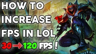 How to Increase FPS In League of Legends! [2018]