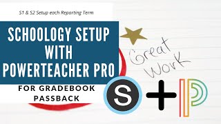 How-to Sync Schoology with PTP for Gradebook Passback for 7-12 Teachers