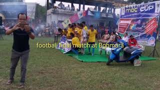 Football final match at Baghmara Sports Complex