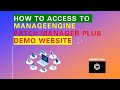 ManageEngine Patch Manager Plus Demo Website