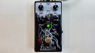 Aurelius Tri-Voice Chorus Pedal EarthQuaker! Rock And Roll Hall Of Fame Derek Hess Limited Edition