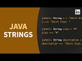 Java Tutorial - Create and concatenate STRING values