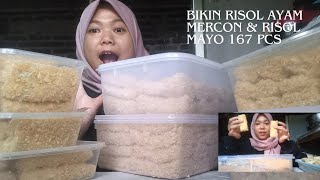 BIKIN RISOL AYAN MERCON & RISOL MAYO 167 PCS