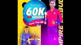 #umpirebabul #shorts || 60k subscriber completed..Thanks all of u ❤️😍💥🏏🙏 || #cricket