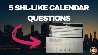 SHL Calendar: 5 SHL-Like Questions (Practice Test + Answers)