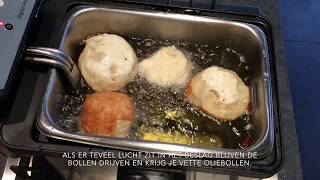 Oliebollen bakken met koopmans