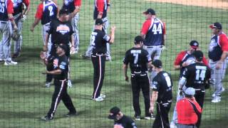 2010 USSSA Major World Series - Resmondo and Dan Smith benches clear