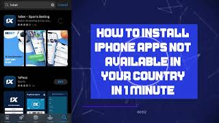 How to Install iPhone Apps Not Available in Your Country | How to install GEO-LOCKED IPhone Apps
