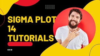 Sigma plot tutorial, how to plot line scatter graph with error bars
