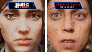 Hellblade 2 vs The Last of Us Part II Remastered | Graphics Comparison | PS5 vs