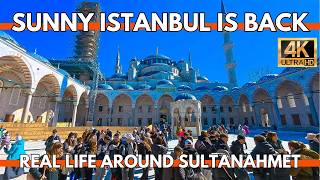 Istanbul Turkey 2025 4K 100FPS Ultra HD Walking Tour Sultanahmet & Grand Bazaar | Old City Vibes!